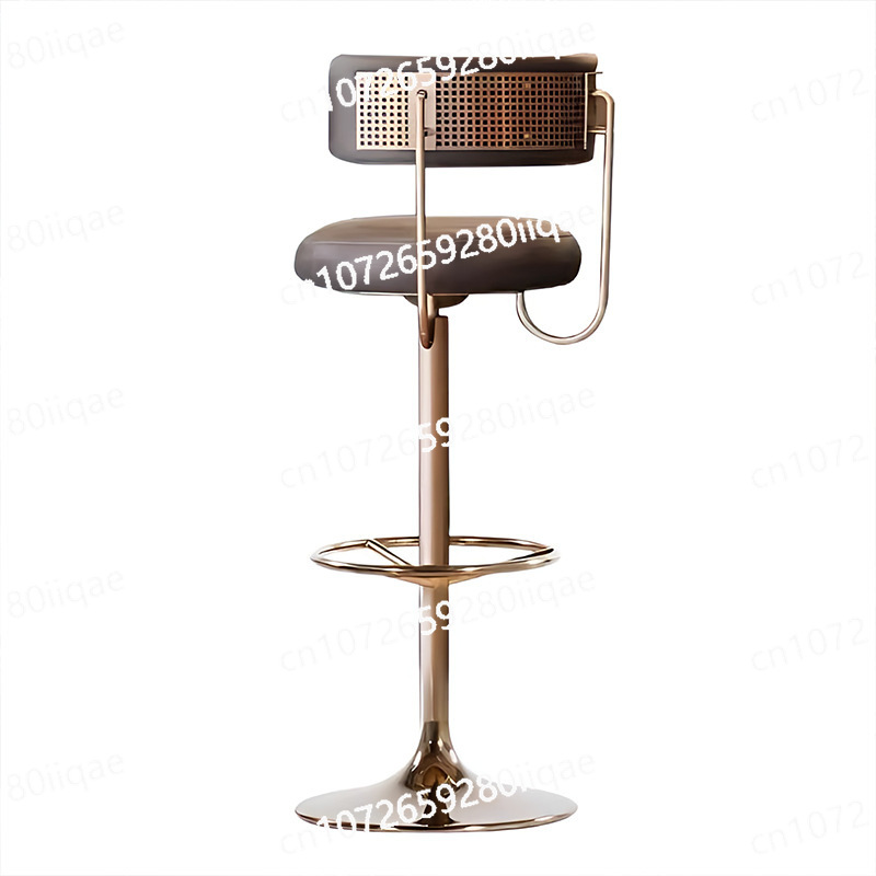 Home Bar Stools - Revolving Bar Chair Premium Home Back