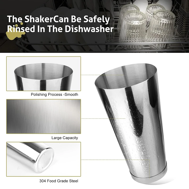 Boston Cocktail Shaker Set 18  - Boston Shaker Set 评论和价格