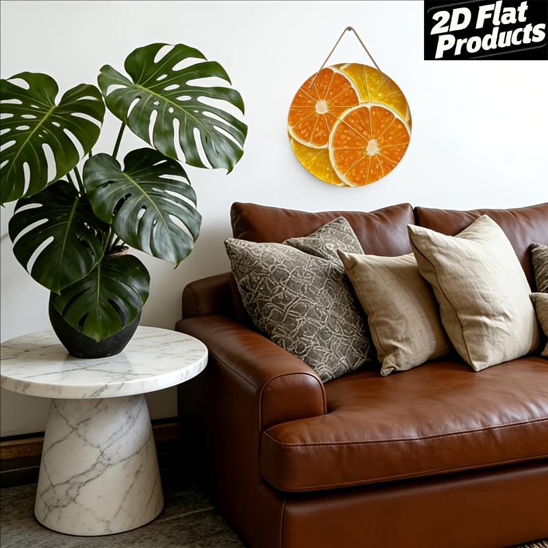Modern Orange Aluminum Wall Ar - Home Bar And Kitchen 评论和价格