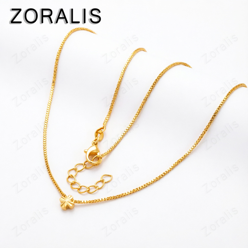 18K Gold Small Cross Pendant N - Bar Cart Gold 评论和价格