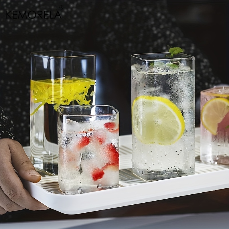 4pcs Drinking Glasses Cups 15o - Highball Glass Set 评论和价格