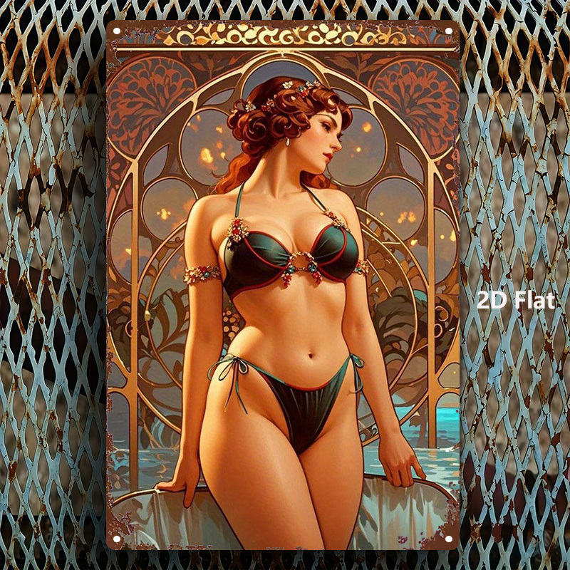 2D Flat Metal Sign, Retro Art  - Home Bar And Kitchen 评论和价格