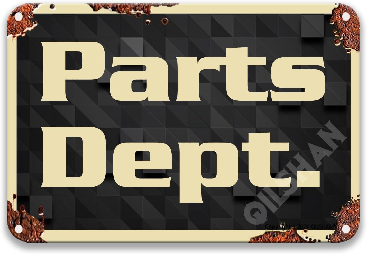 Parts Dept Signs Vintage Tin S - Home Bar And Coffee 评论和价格