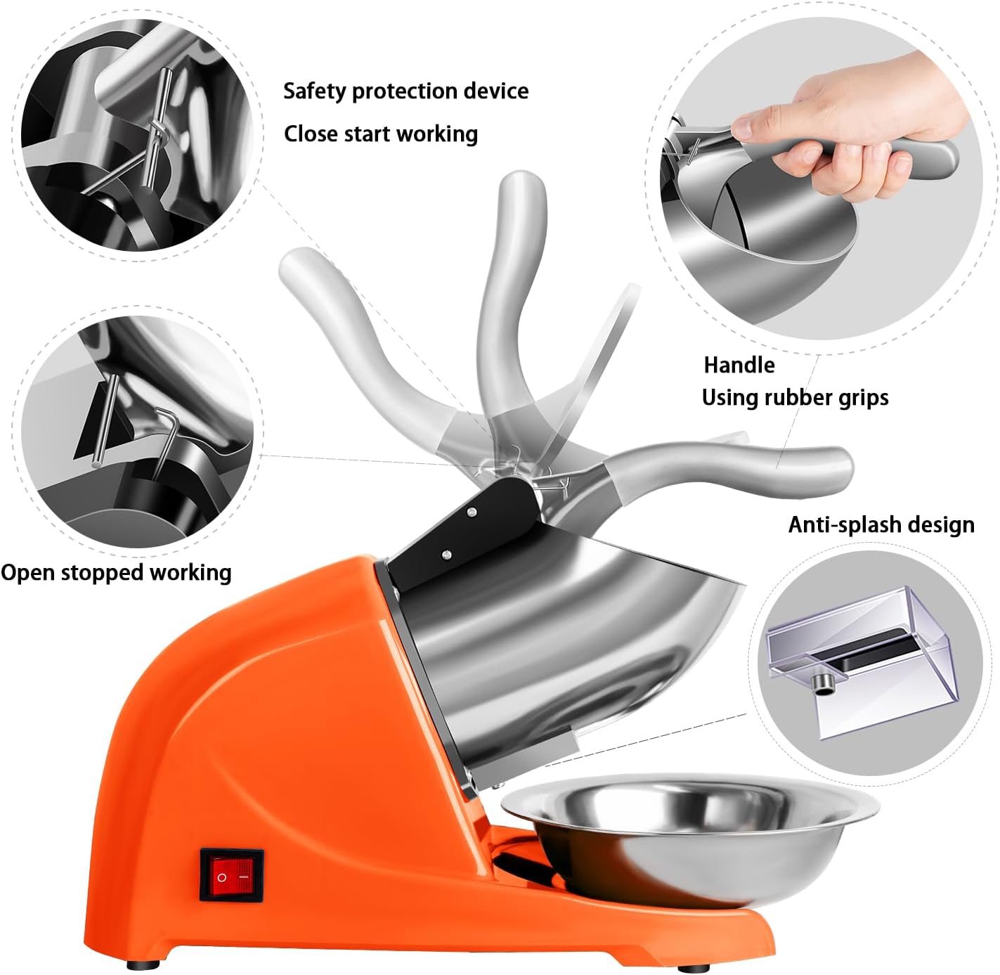 4-Blades Ice Shaver, Electric  - Ice Pick Pick 评论和价格