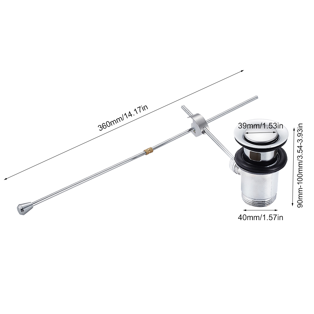 Pop Up Drain Lever Bathroom Si - Home Bar Sink 评论和价格