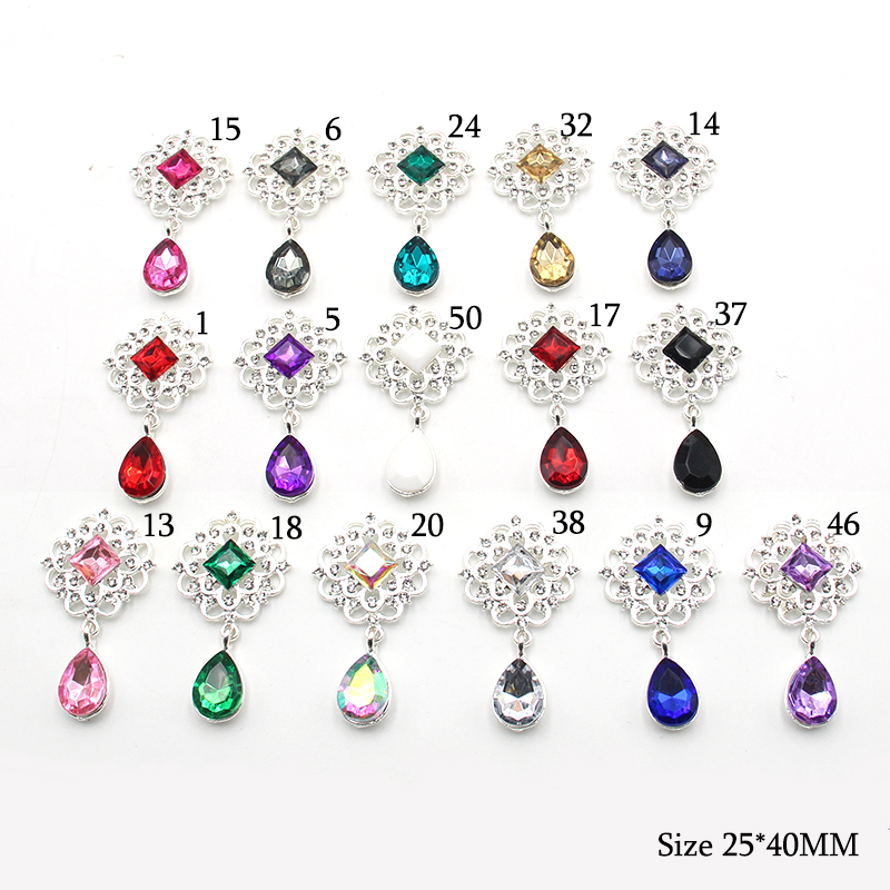 Shiny 25 * 46MM 10Pcs Crystal  - Cocktail Recipe Book 评论和价格