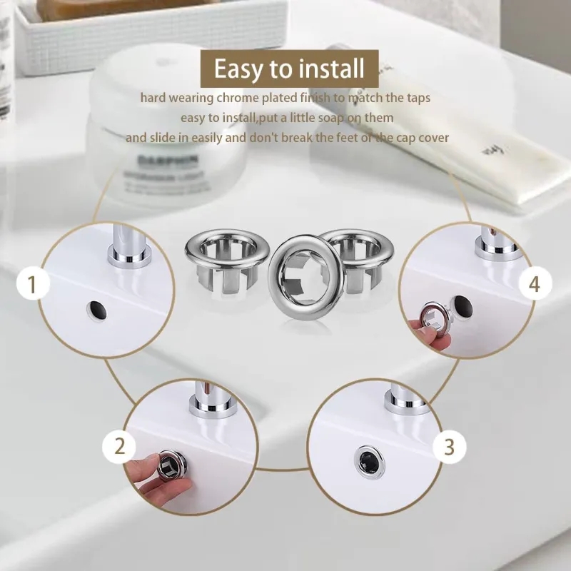 4Pcs Kitchen Bathroom Basin Ci - Home Bar Sink 评论和价格