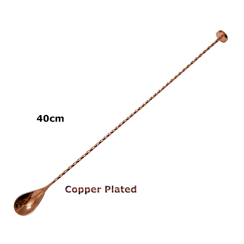 Free Shipping 40cm Stainless S - Bar Spoon Twisted 评论和价格