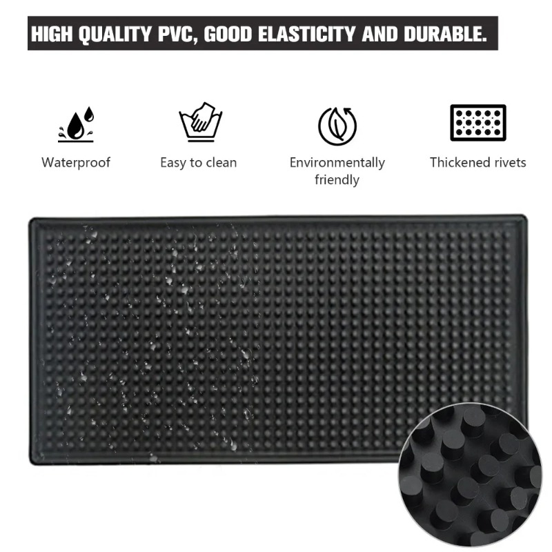 Bar Mat Rubber Dish Drying Mat - Home Bar Setup 评论和价格