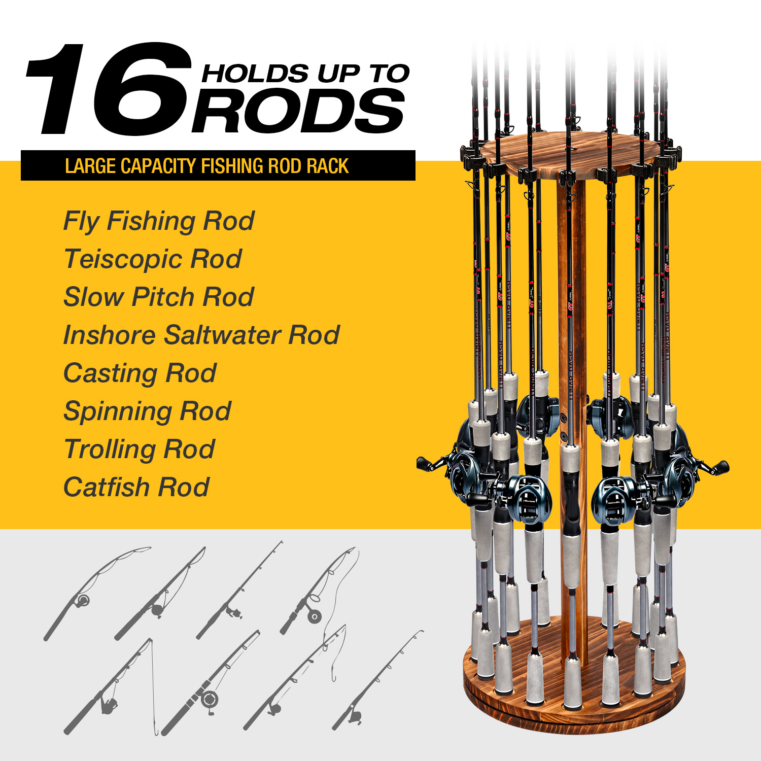Round Carbonized Wood Fishing  - Home Bar Stand 评论和价格