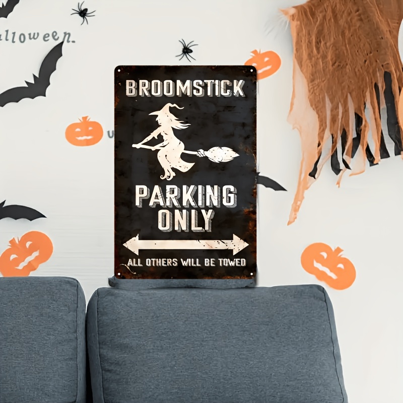 Vintage Halloween Metal Sign - - Home Bar And Kitchen 评论和价格