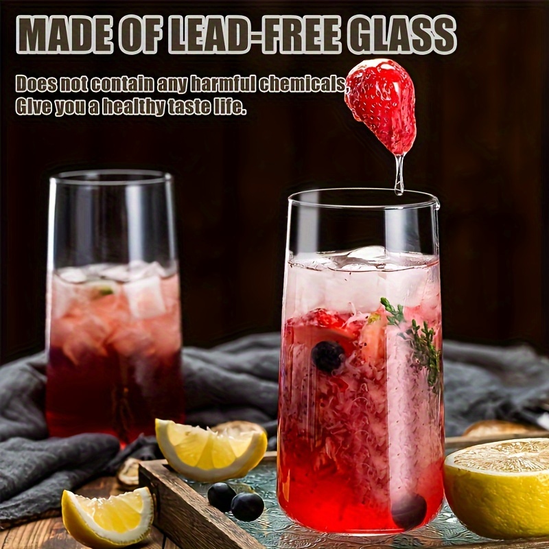 6PCS Highball Glass Whiskey Co - Highball Glass Set 评论和价格