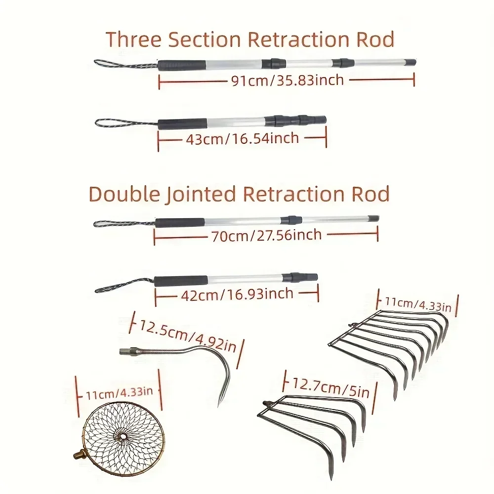 1pc JOOYOO Telescopic Aluminum - Ice Pick Pick 评论和价格