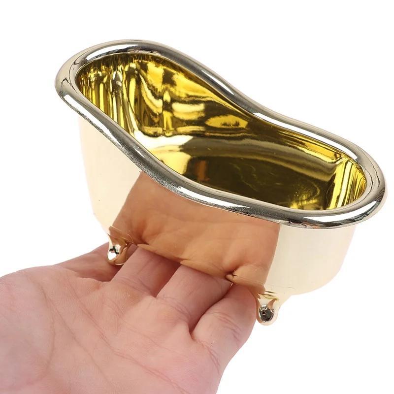 1pc Mini Bathtub Soap Jewelry  - Bar Cart Gold 评论和价格