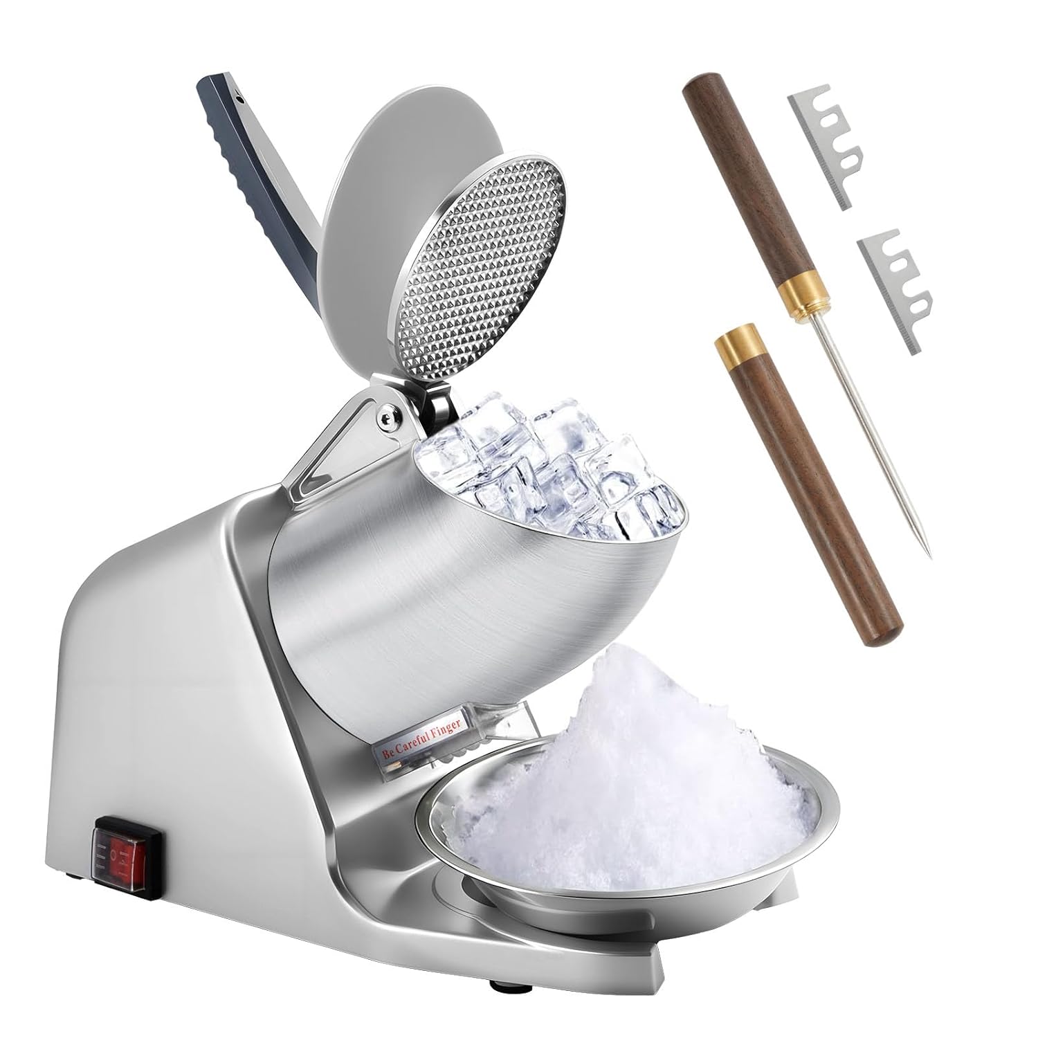 186lbs/h Dual Blade Ice Shaver - Ice Pick Pick 评论和价格