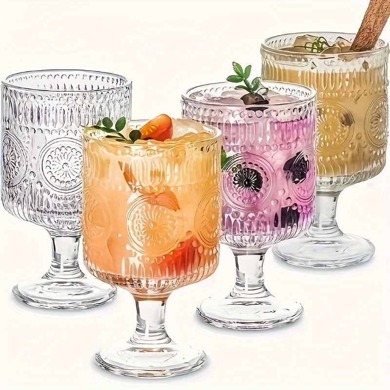 4-Piece Set - Sunflower Glass  - Highball Glass Set 评论和价格
