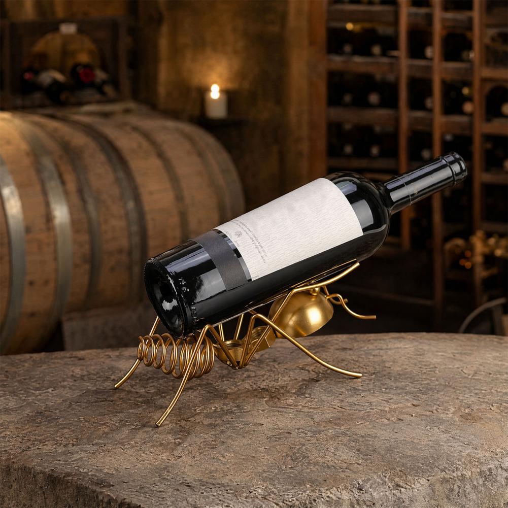 Solid Metal Wine Stand Unique  - Home Bar Stand 评论和价格