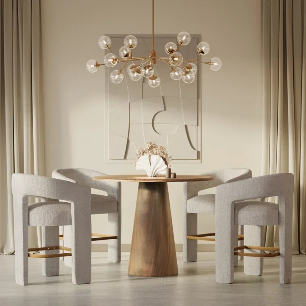 Modern Upholstered Counter Sto - Home Bar Stools 评论和价格