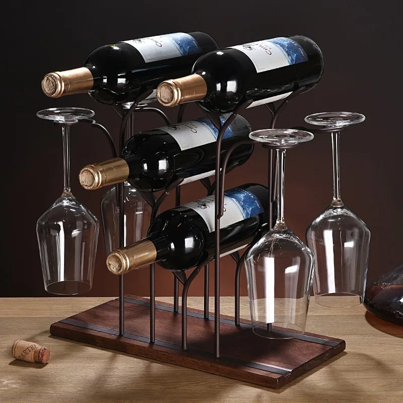 Creative Red Wine Rack Home De - Home Bar Setup 评论和价格