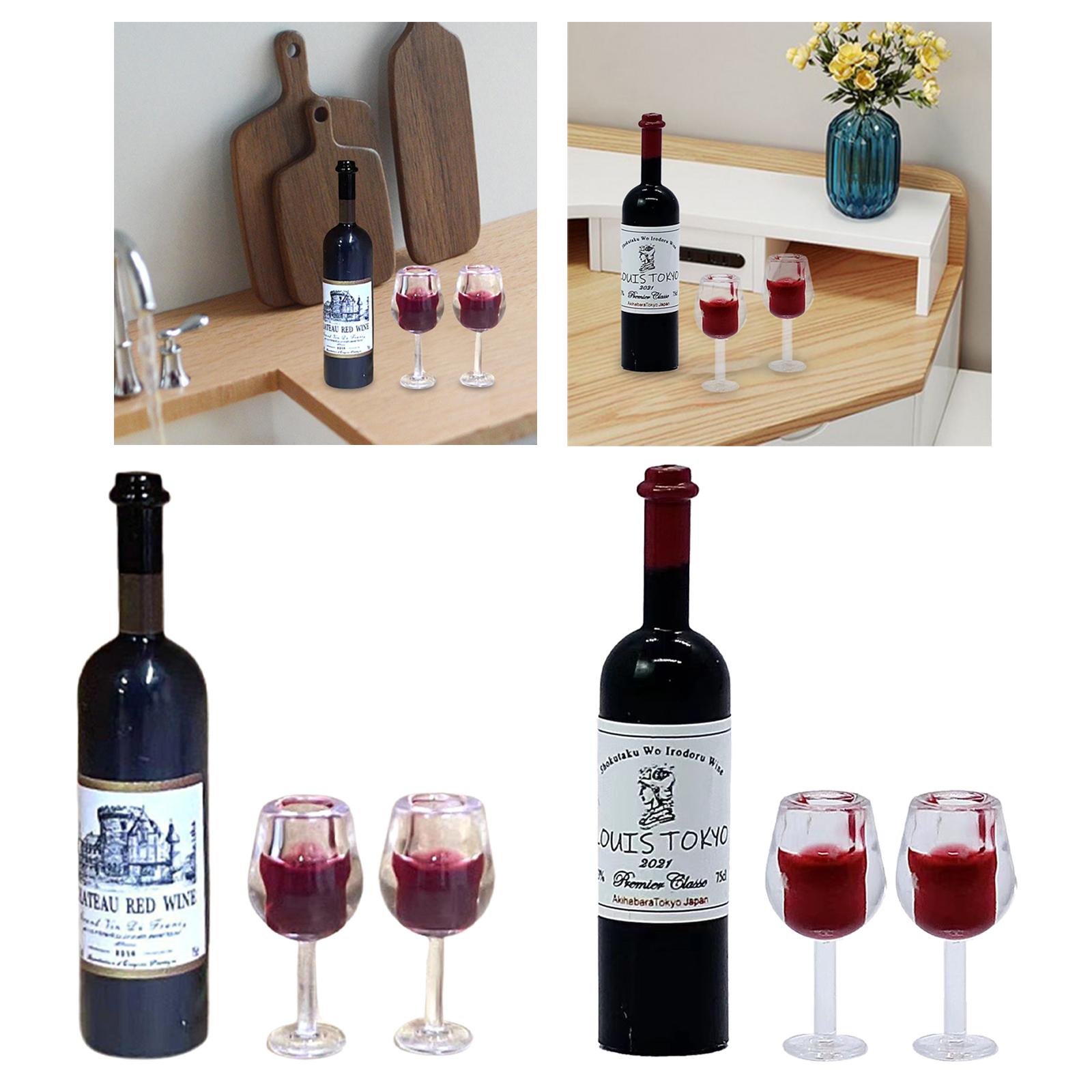 1/12 Scale Dollhouse Wine Bott - Home Bar Setup 评论和价格