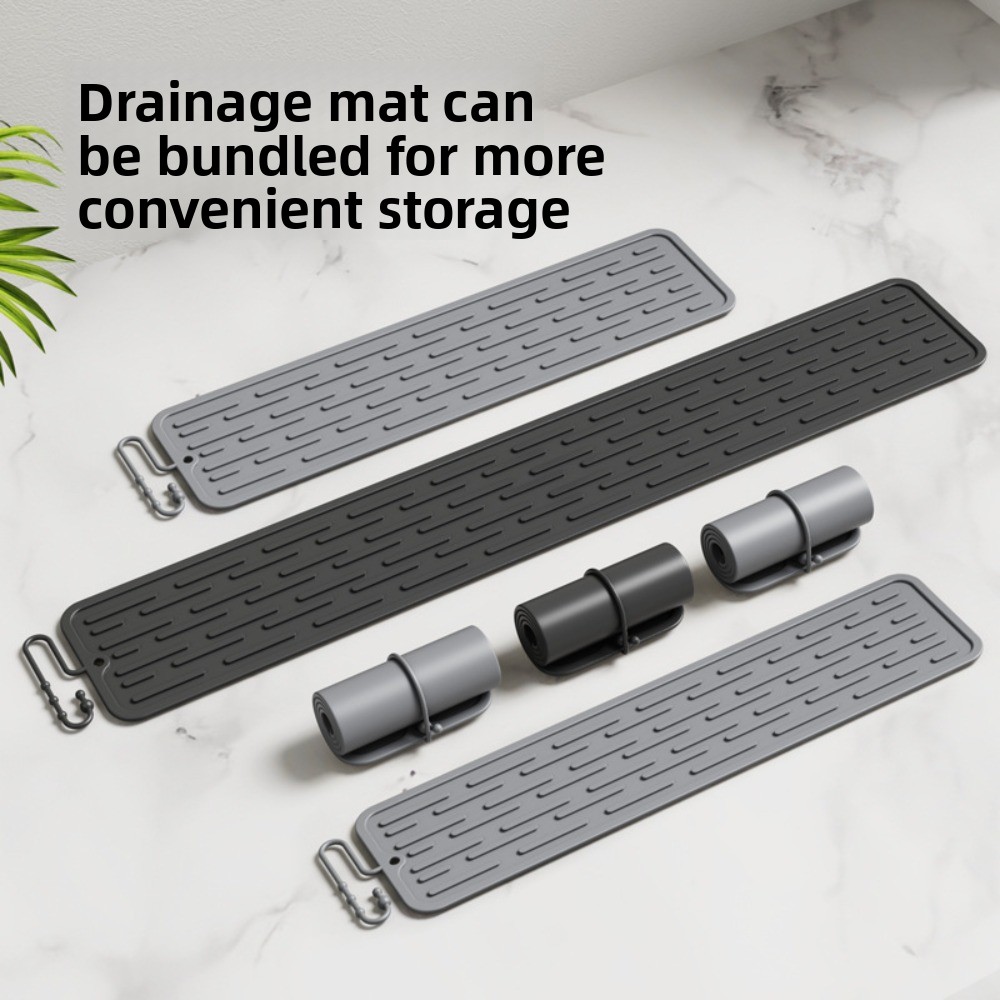 Non-Slip Silicone Drying Mat L - Bar Mat Rubber 评论和价格