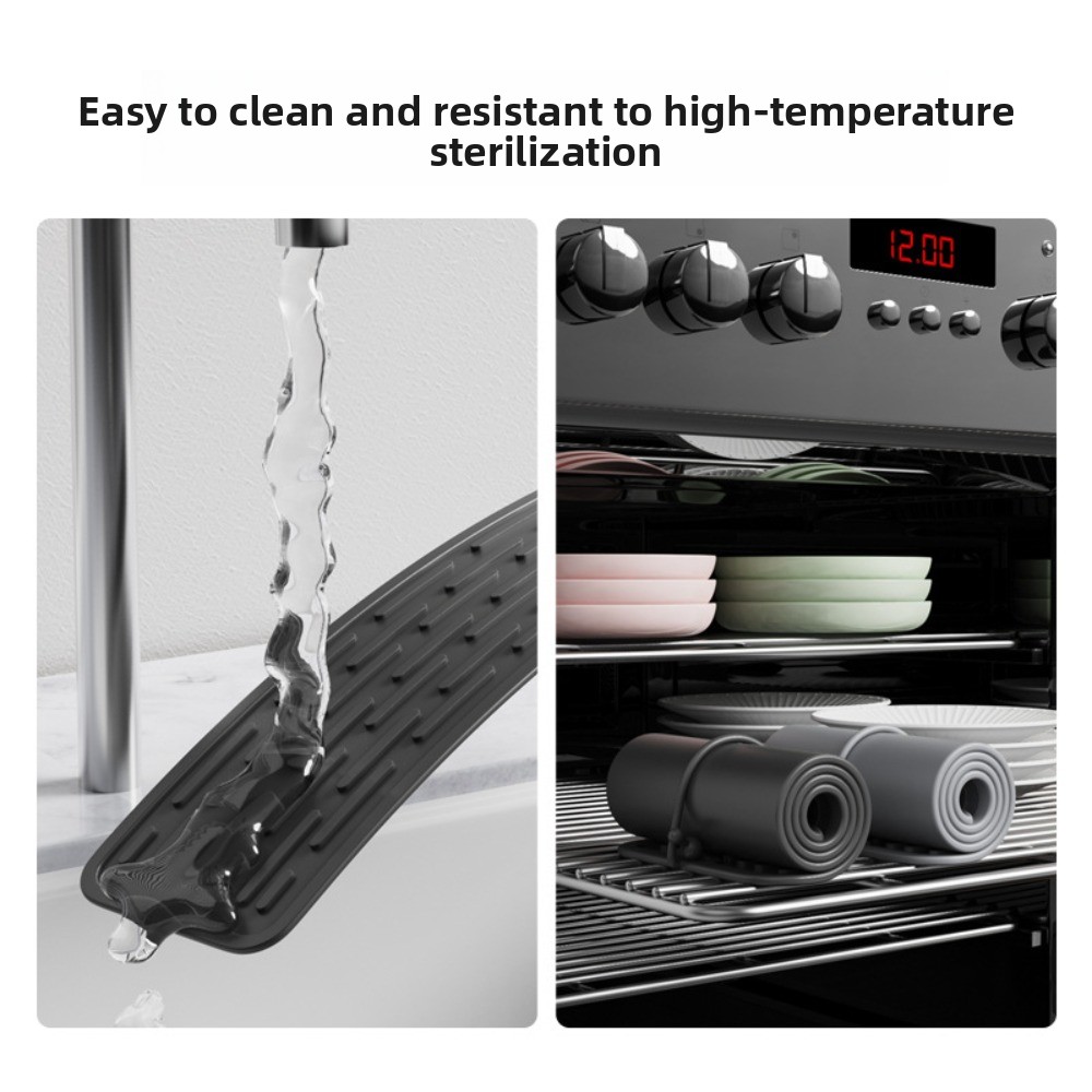 Non-Slip Silicone Drying Mat L - Bar Mat Rubber 评论和价格