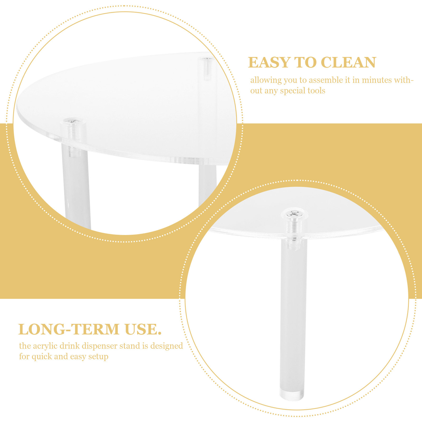 Acrylic Drink Dispenser Stand  - Home Bar Stand 评论和价格
