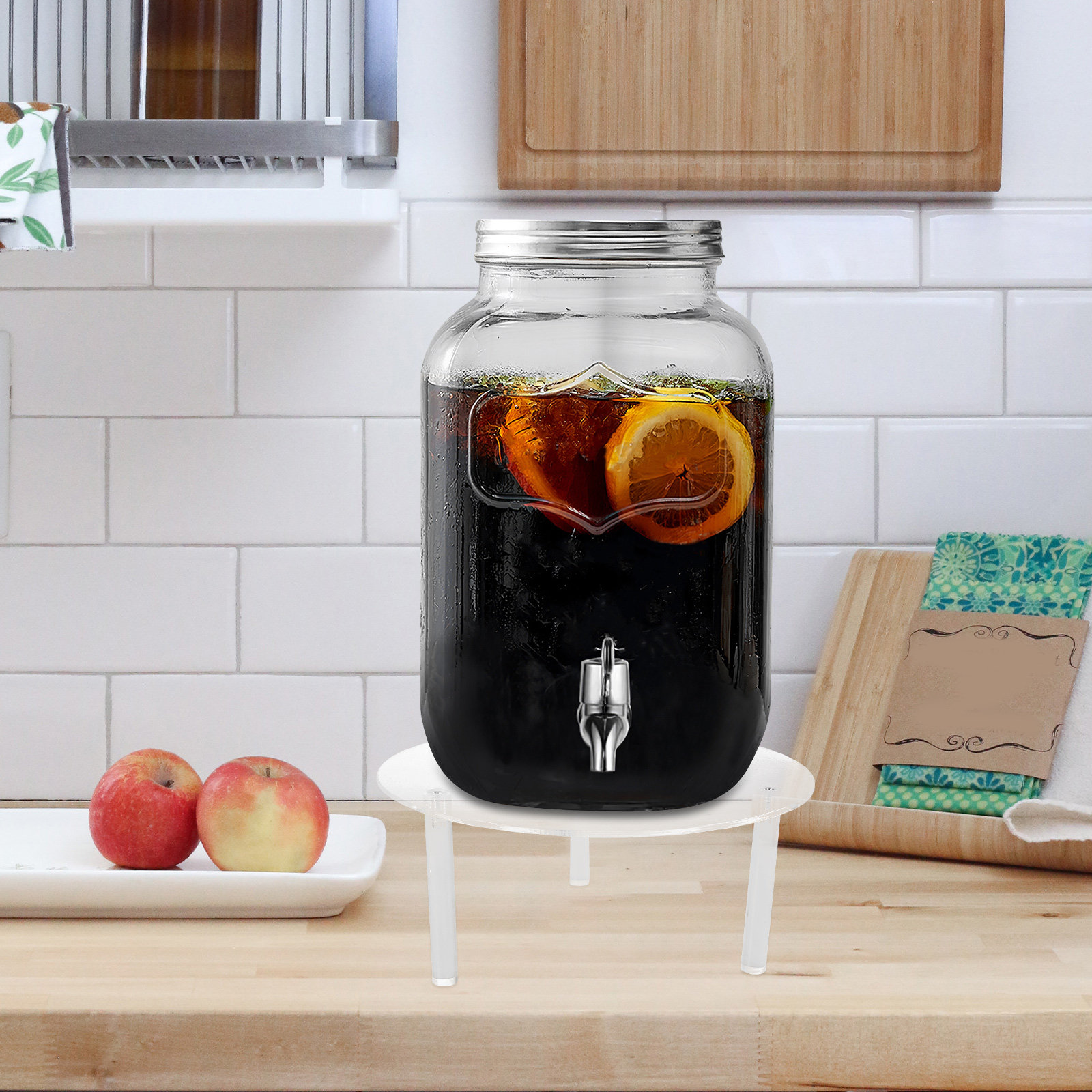 Acrylic Drink Dispenser Stand  - Home Bar Stand 评论和价格