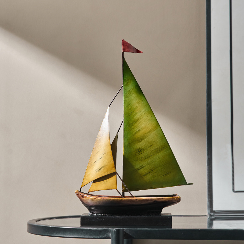 Creative Sailboat Model Orname - Home Bar Setup 评论和价格