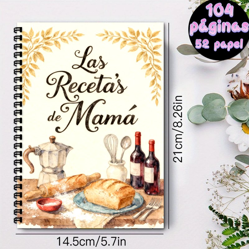 Español Recipe Notebook A5 Rec - Cocktail Recipe Book 评论和价格
